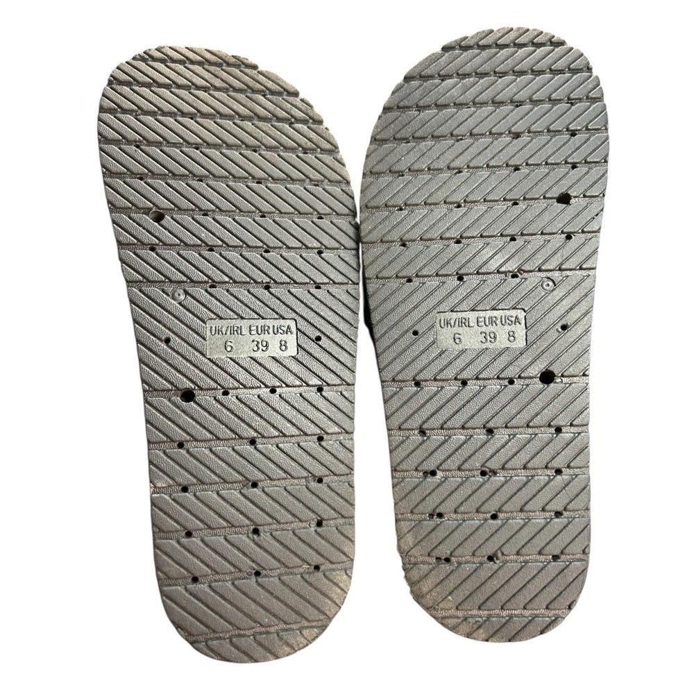 Catherine Malandrino Bubble Puff Slides Sandals Womens Sz 8 Black Casual Comfort - Picture 9 of 9